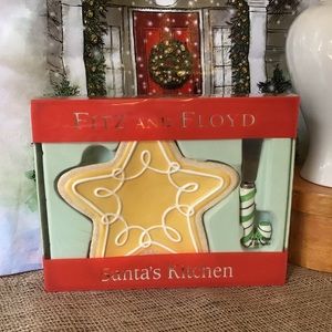 Fitz & Floyd snack plate and spreader